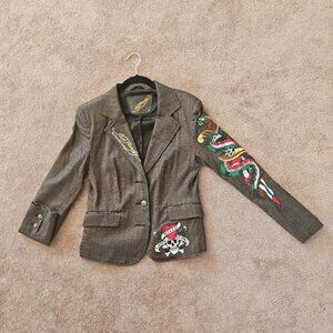 Ed Hardy Christian Audigier, Blazer, SZ M,